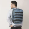 alpha 3 In 1 travel backpack with detachable slings, usb charging, blue