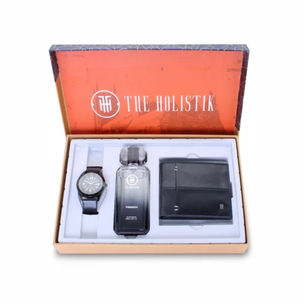 men's combo, black men's watch, men's parfum EDP, black men's wallet, genuine leather wallet,