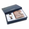 women's combo, women's watch, women's wallet, designer wallet, white-brown women's watch , white-tan women's watch, brown