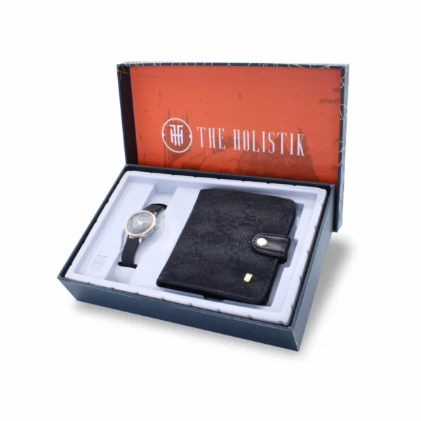 women's combo, women's watch, black women's wallet, designer wallet, black women's watch