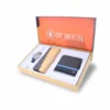 men's combo, blue men's watch, men's wayfarer sunglasses, black/blue men's wallet, genuine leather wallet