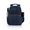 reversible backpack formal/casual look, navy blue