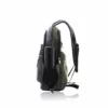 reversible backpack formal/casual look, olive/black