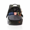 reversible backpack formal/casual look, olive/black