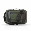 commuter backpack with apparel organizer, olive/green