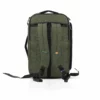 commuter backpack with apparel organizer, olive/green