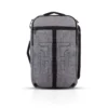 commuter backpack with apparel organizer, grey