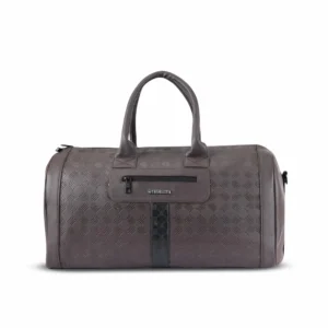 travelator handcrafted stylish duffel bag, brown