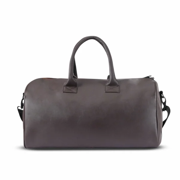 travelator handcrafted stylish duffel bag, brown