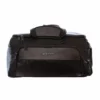 wanderer expandable duffel bag, USB charging port, RFID-protected front pockets, can be hanged inside any wardrobe or closet, black
