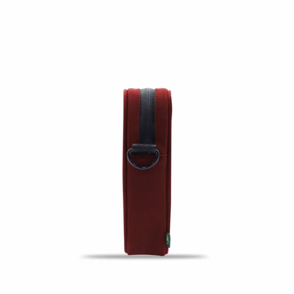 jumper travel sling bag water resistance(WR)/water proof (WP) zipper, maroon