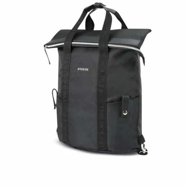 prime roll-top laptop backpack, black