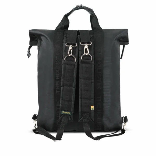 prime roll-top laptop backpack, black