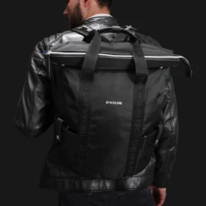 prime roll-top laptop backpack, black