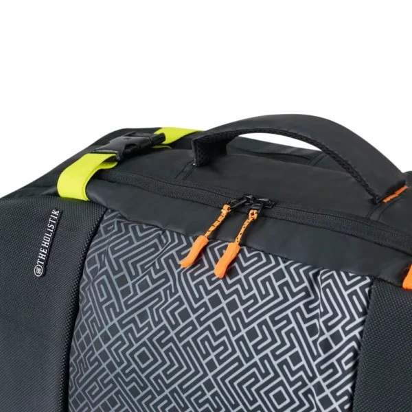 traverse stylish travel backpack with apparel organizer, black