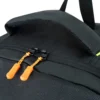 traverse stylish travel backpack with apparel organizer, black