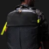 traverse stylish travel backpack with apparel organizer, black