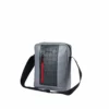 clever messenger elegant bag, grey/black
