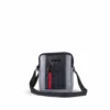 clever elegant sling bag, grey/black