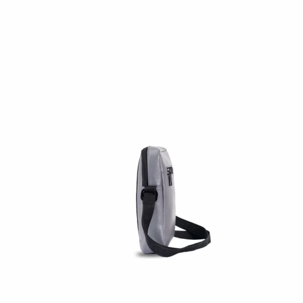clever elegant sling bag, grey/black