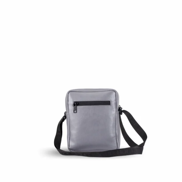 clever elegant sling bag, grey/black