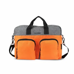 rovio casual laptop bag, orange/grey, laptop up to 15" inch