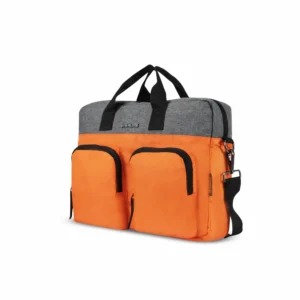 rovio casual laptop bag, orange/grey, laptop up to 15" inch